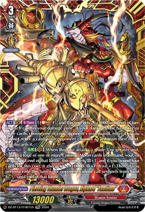 Piercing Thunder Dragon, Alphard ""Fantôme"" [D-Format]
