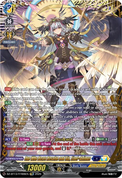 One Who Bears Resolve and Sin, Liael=Animus [D-Format]