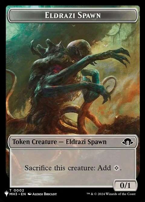 Eldrazi Spawn Token (C 0/1) // Rat Token (B 1/1 Can't Block)
