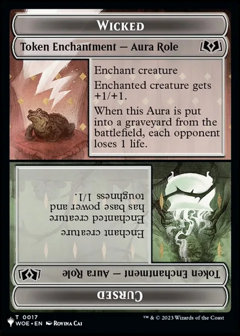 Wicked Role / Cursed Role Token // Treasure Token