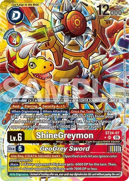 ShineGreymon / GeoGrey Sword (ST24-07)