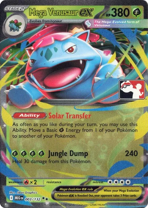 Mega Venusaur ex [Solar Transfer | Jungle Dump]