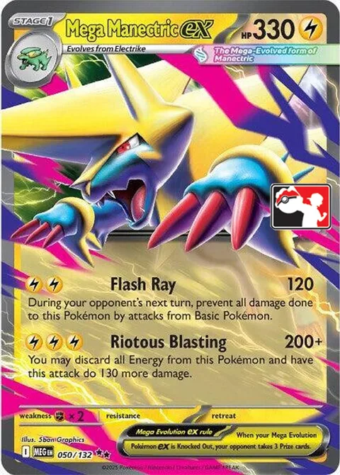 Mega Manectric ex [Flash Ray | Riotious Blasting]
