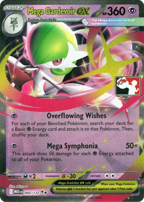 Mega Gardevoir ex [Overflowing Wishes | Mega Symphonia]