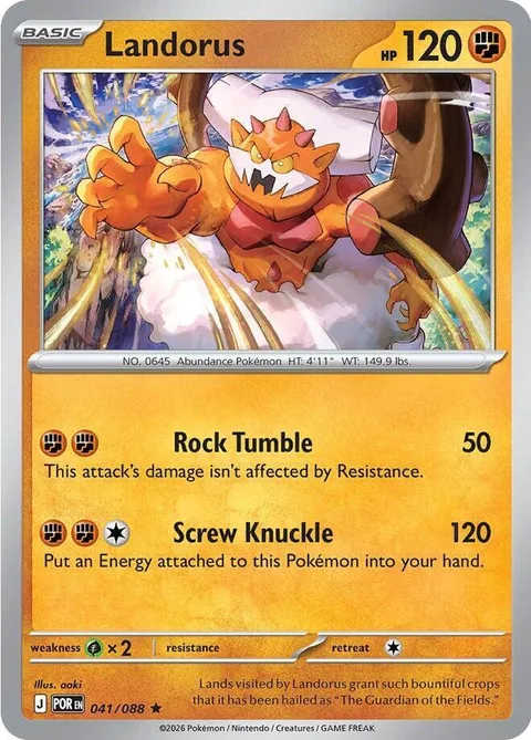 Landorus [Rock Tumble | Screw Knuckle]
