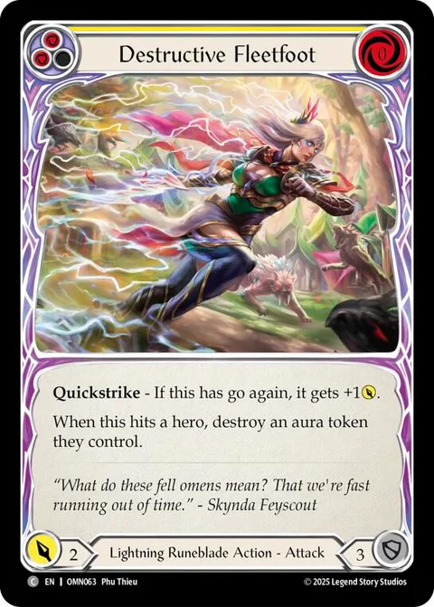 Destructive Fleetfoot (Yellow)
