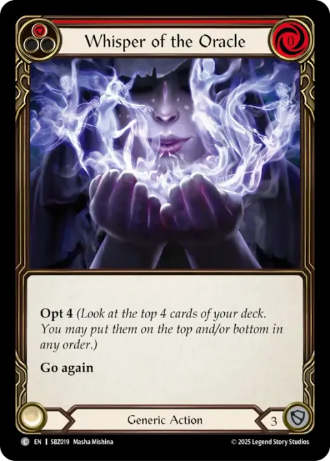 Whisper of the Oracle (Red)