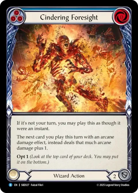 Cindering Foresight (Blue)