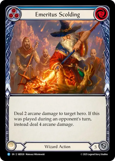 Emeritus Scolding (Blue)