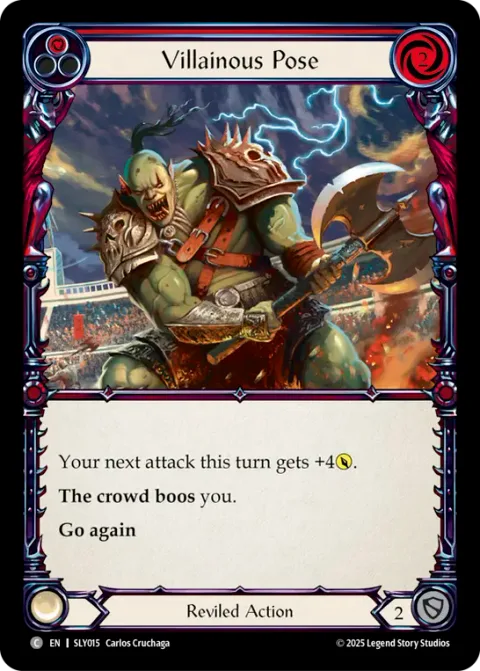 Villainous Pose (Red)