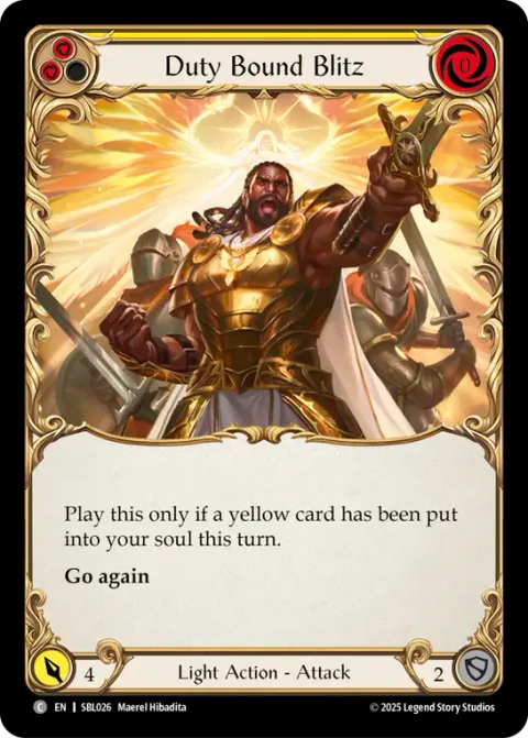 Duty Bound Blitz (Yellow)