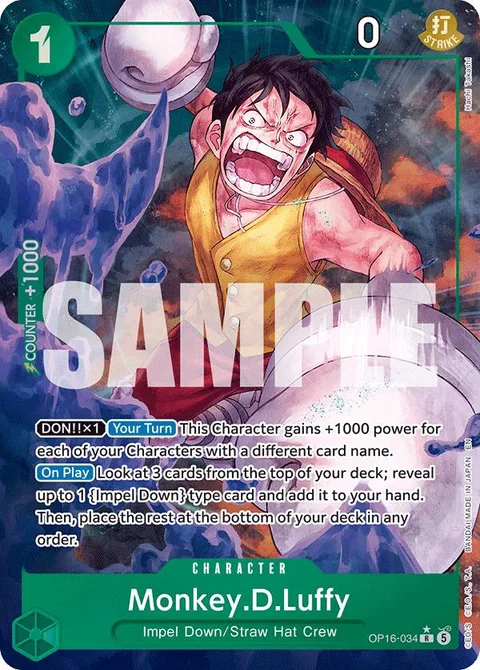 Monkey.D.Luffy (OP16-034)
