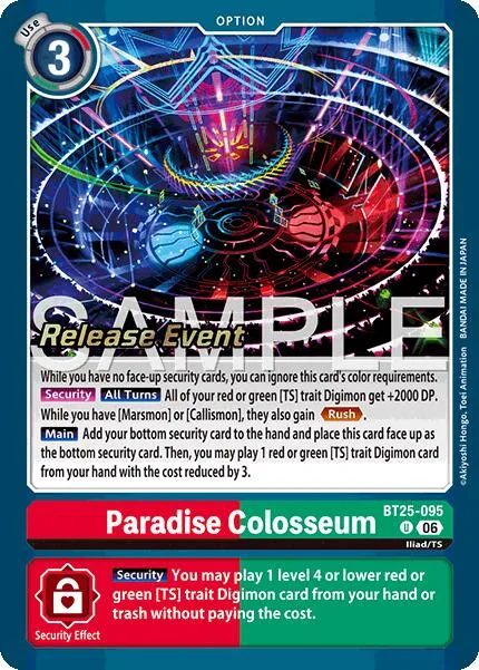 Paradise Colosseum (BT25-095)
