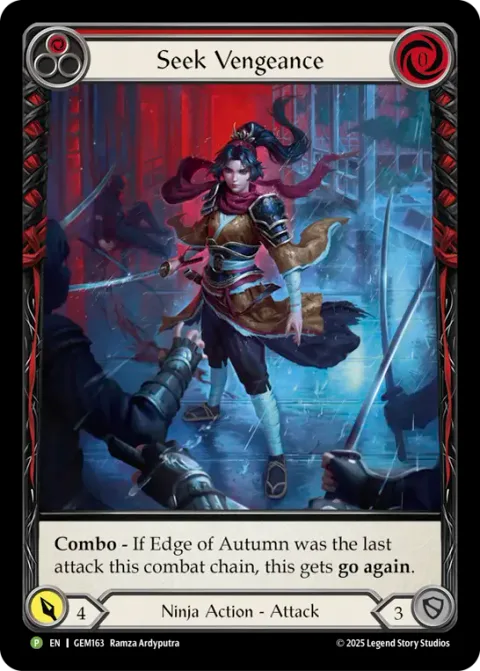 Seek Vengeance (Red)