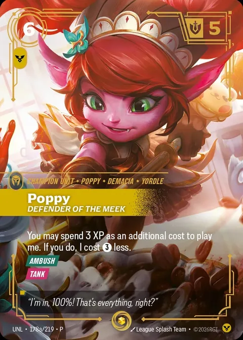 Poppy, Defender of the Meek