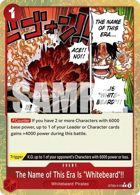 The Name of This Era Is ""Whitebeard""!! (ST30-015)