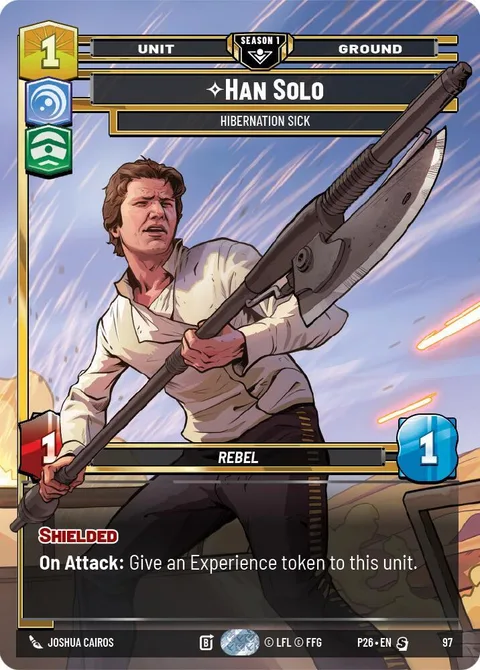 Han Solo, Hibernation Sick