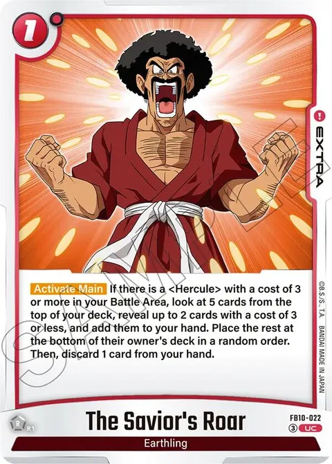 The Savior's Roar (FB10-022) [Fusion World]