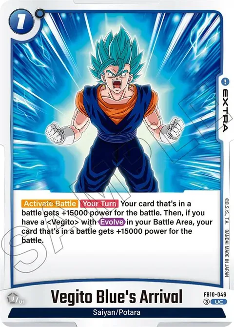 Vegito Blue's Arrival (FB10-046) [Fusion World]