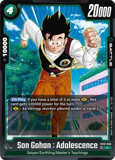 Son Gohan : Adolescence (FB10-056) [Fusion World]