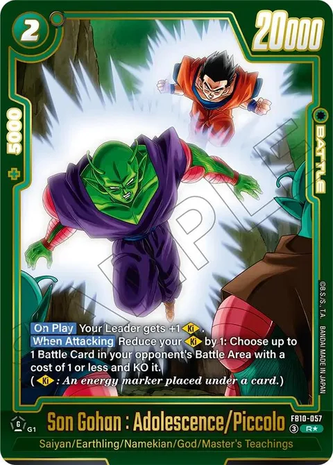 Son Gohan : Adolescence/Piccolo (FB10-057) [Fusion World]