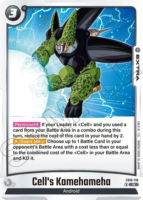 Cell's Kamehameha (FB10-118) [Fusion World]