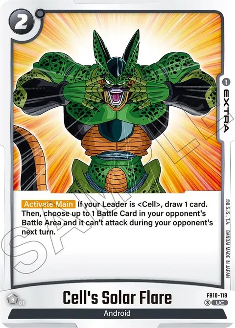 Cell's Solar Flare (FB10-119) [Fusion World]