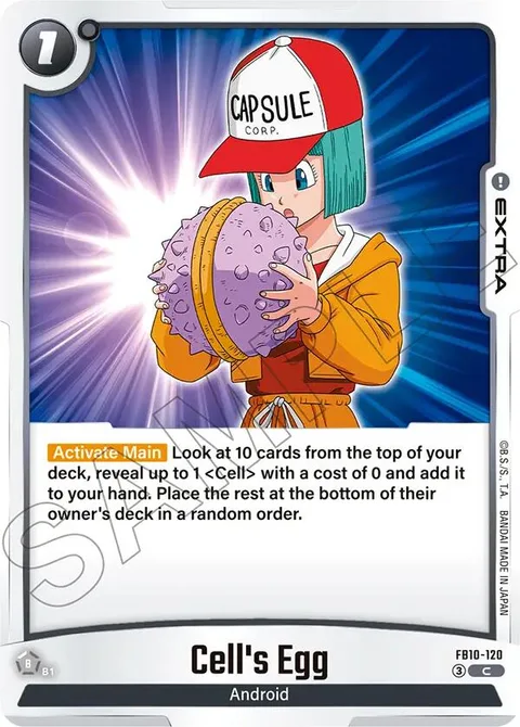 Cell's Egg (FB10-120) [Fusion World]