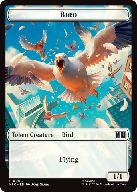Bird Token (W 1/1) // Treasure Token