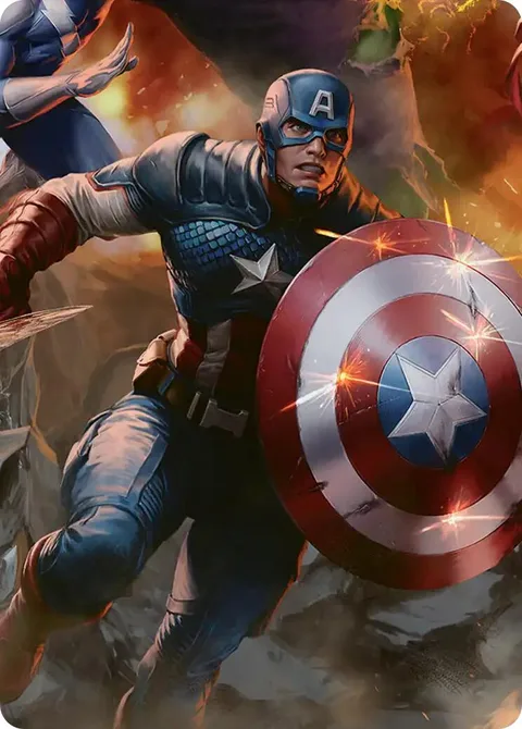 Art Series: Captain America, Unbowed