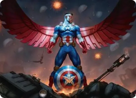 Art Series: Captain America, Wings of Freedom
