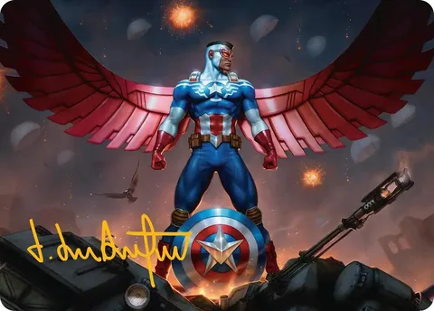Art Series: Captain America, Wings of Freedom