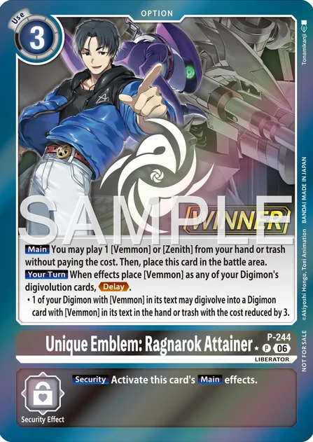 Unique Emblem: Ragnarok Attainer (P-244)