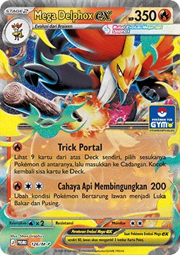Mega Delphox ex [Trick Portal | Eerie Glow]