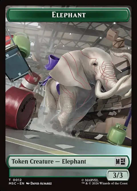 Elephant Token (G 3/3) // Rhino Token (G 4/4)