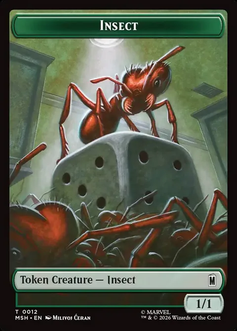 Insect Token (G 1/1) // Clue Token