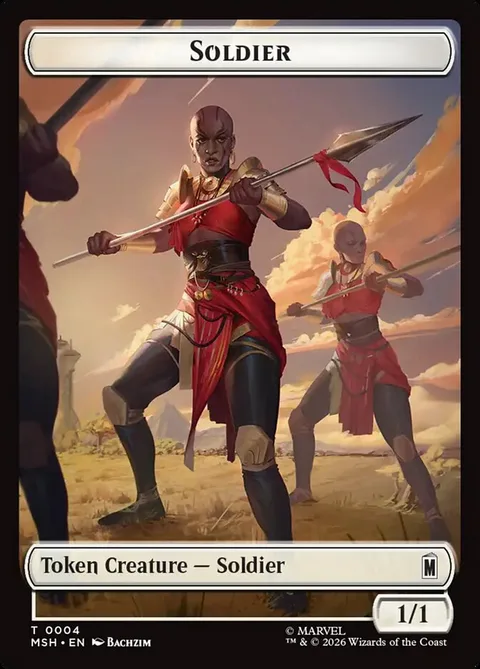 Soldier Token (W 1/1) // Goat Token (W 0/1)