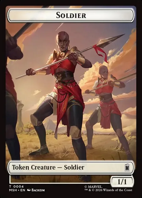 Soldier Token (W 1/1) // Clue Token