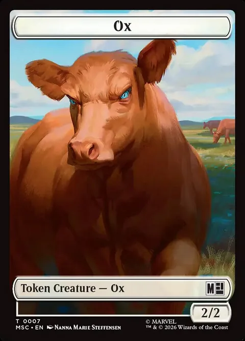 Ox Token (W 2/2) // Vibranium Token