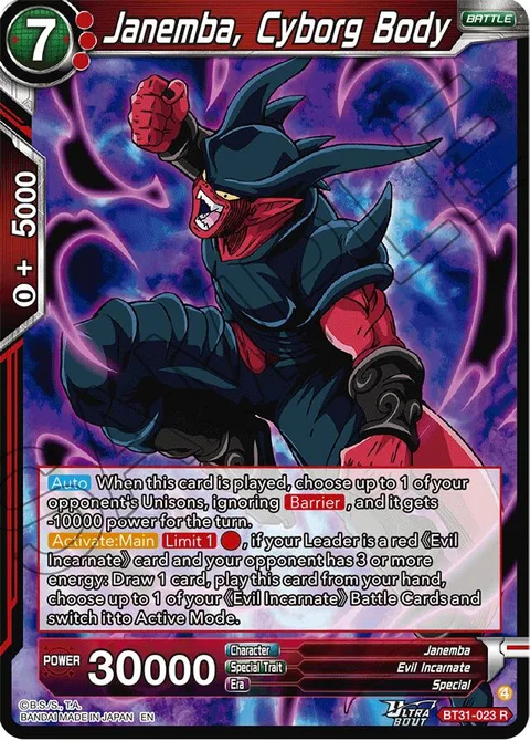Janemba, Cyborg Body