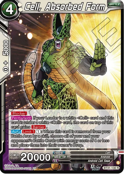 Cell, Absorbed Form