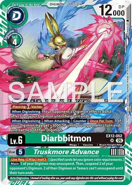 Diarbbitmon / Truskmore Advance (EX12-052)