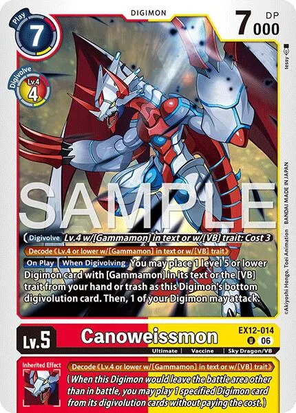 Canoweissmon (EX12-014)