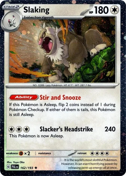 Slaking [Stir and Snooze | Slacker's Headstrike]