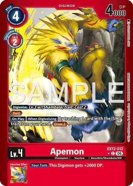 Apemon (EX12-012)