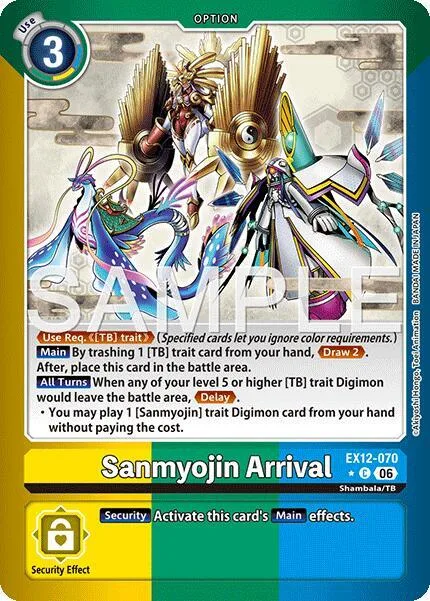 Sanmyojin Arrival (EX12-070)