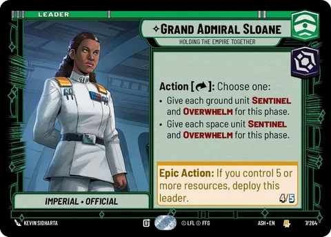 Grand Admiral Sloane, Holding the Empire Together