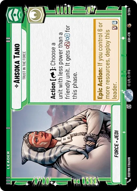 Ahsoka Tano, Trust in the Force