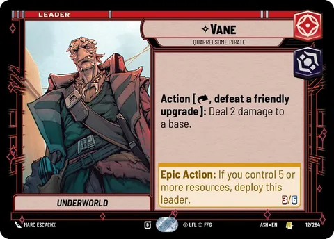 Vane, Quarrelsome Pirate