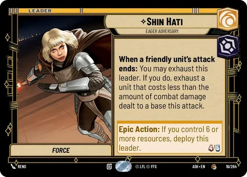 Shin Hati, Eager Adversary